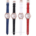2015 Factory Direct Sell Leather Watch/diamond bezel watch for women